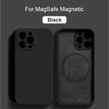 MagSafe iPhone 15 Pro Max  Silicone Case - Black